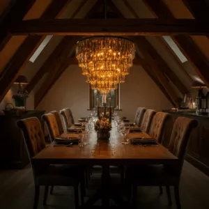 Dining room rafters